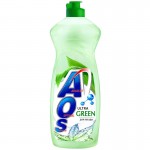 Средство для мытья посуды "AOS" 900мл, ultra green