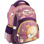 Рюкзак школьный 518 "Popcorn the Bear", темно-фиолетовый (Kite)