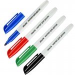 Набор маркеров для доски, пулевидный наконечник, 4 цвета, 1-3мм (Attache)