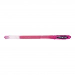 Ручка гелевая "Signo 120", прозрачный, 0,7мм, розовый (UNI Mitsubishi pencil)