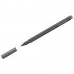 Ручка капиллярная одноразовая "Grip Finepen", черный, 0,4мм, теплый серый (Faber-Castell)