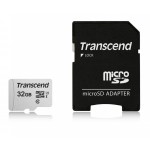 Карта памяти microSDHC 32Gb, class 10 +adapter (Transcend)