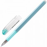 Ручка стираемая гелевая "College", синий, игольчатый, 0,5мм, синий (Staff)