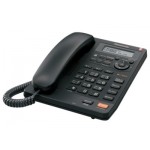 Телефон проводной KX-TS2570RUB, черный (Panasonic)