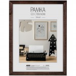 Фоторамка 30х40см, стекло, дерево венге (OfficeSpace)