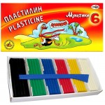 Пластилин 6 цветов "Мультики", 120гр, со стеком (Гамма)