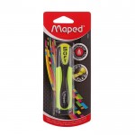 Маркер-текстовыделитель "Fluo Pep's Ultra Soft", клиновидный наконечник, желтый, 1-5мм (Maped)