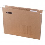 Папка подвесная 315х240мм "Foolscap ", картон, светло-коричневый (OfficeSpace)