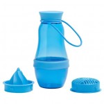 Бутылка пластиковая для воды "Amungen", 600мл, синий