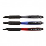 Ручка шариковая автоматическая "Jetstream 101", резинов. упор, 0,7мм, черный (UNI Mitsubishi pencil)