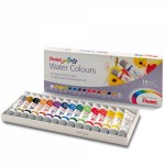 Акварель 15 цветов, "Arts Water Colours", в тюбиках по 5мл (Pentel)