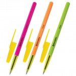 Ручка шариковая "Color", ассорти, 1,0мм, синий (Brauberg)