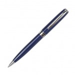 Ручка шариковая "Tesoro", латунь, корпус-лак синий, хром (Portobello)