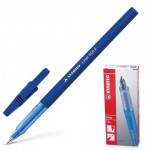 Ручка шариковая "Liner", синий корпус, 0,7мм, синий (Stabilo)