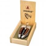 Штопор в деревянной коробке, металлический (Laguiole)