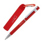 Набор: Ручка "Mars" + Внешний аккумулятор "Minty" 2800mAh, красный (Chili)
