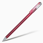 Ручка гелевая "Hybrid Dual Metallic", хамелеон, 1мм, розовый/розовый металлик (Pentel)