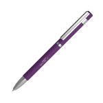 Ручка шариковая "Mars", soft touch, фиолетовый, хром (Chili)