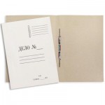Папка-скоросшиватель A4 "Дело", мелованный картон, 380г/м2, белый (Союзбланкиздат)