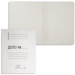 Папка-обложка A4 "Дело", немелованный картон, 400г/м2, белый, 20мм (Эврика)