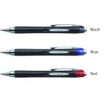 Ручка шариковая автоматическая "Jetstream 210", прорезиненный, 1мм, синий (UNI Mitsubishi pencil)