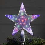 Украшение елочное, верхушка "Звезда белая ёлочная", 18х18 см, 20 LED, 240V мульти (Luazon Lighting)