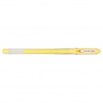 Ручка гелевая "Signo 120 Angelic Colour", прозрачный, 0,7мм, желтый (UNI Mitsubishi pencil)