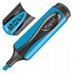 Маркер-текстовыделитель "Fluo Pep's Ultra Soft", клиновидный наконечник, синий, 1-5мм (Maped)