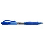 Ручка гелевая автоматическая "Geo", резиновый упор, 0,7мм, синий (Silwerhof)
