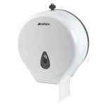 Диспенсер-мини для рулонной туалетной бумаги, белый, ударопрочный пластик, система Т2 (KSITEX)