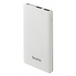 Внешний аккумулятор "Buro", 8000mAh, белый/серый