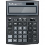 Калькулятор City Style, 14-разрядный, черно-серый (Berlingo)