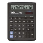 Калькулятор UG- 610, 16-разрядный, черный (Uniel)