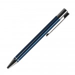 Ручка шариковая "Regatta", алюминий, корпус-синий мат.лак, хром (Portobello)