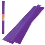 Бумага гофрированная, в рулоне, 50х250, 32 г/м2, плотная,  фиолетовая (Brauberg)