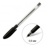 Ручка шариковая "Ultra Glide U-19", трехгранный, резиновый упор, 0,6мм, черный (Erich Krause)