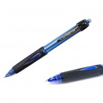 Ручка шариковая автоматическая "Power Tank 220Eco", резин. упор, 1мм, синий (UNI Mitsubishi pencil)