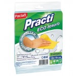 Салфетки из целлюлозы "Practi ECO absorb", 18х18, 2 шт (Paclan)