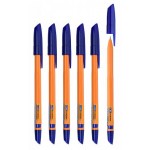 Ручка шариковая "Corona Plus", оранжевый корпус, 0,7мм, синий (Linc)
