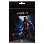 Фломастеры 24 цвета, "Assassin"s creed", в картонной коробке (Hatber)
