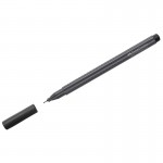 Ручка капиллярная одноразовая "Grip Finepen", черный, 0,4мм, черный (Faber-Castell)