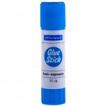 Клей-карандаш 15гр, для склеивания бумаги, картона, фотографии (OfficeSpace)