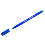 Ручка стираемая гелевая "Apex E", корпус тонированный синий, 0,5мм, синий (Berlingo)