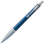 Ручка шариковая "Urban Premium Dark Blue CT", корпус-нерж.сталь, алюминий, хром (Parker)