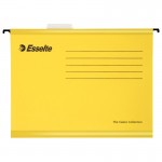 Папка подвесная 365х242мм "Pendaflex Foolscap", картон, желтый (Esselte)