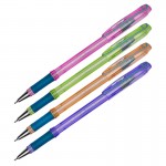 Ручка шариковая "I-10 Color", масляная, игольчатый, резиновый упор, 0,4мм, синий (Berlingo)