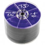 Диск DVD-RW 4.7Gb, 4x, Bulk (VS)
