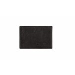 Футляр для транспортной карты, натуральная кожа, черный, 94мм x 66мм (Faetano)