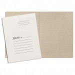 Папка-обложка A4 "Дело", мелованный картон, 350г/м2, белый, 20мм (Эврика)