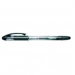 Ручка шариковая "Optima", черный, масляная, резиновый упор, 0,5мм, черный (Avantre)